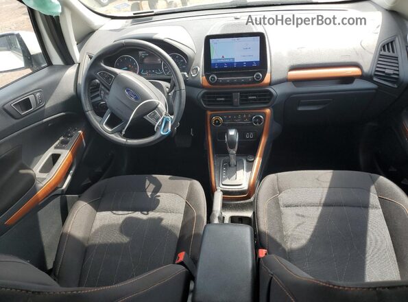 MAJ6S3GLXMC455082 2021 FORD ECOSPORT White Առջևի վահանակի տեսք