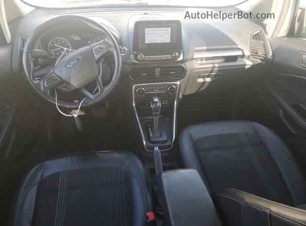 MAJ6S3JL2LC311629 2020 FORD ECOSPORT White Widok deski rozdzielczej