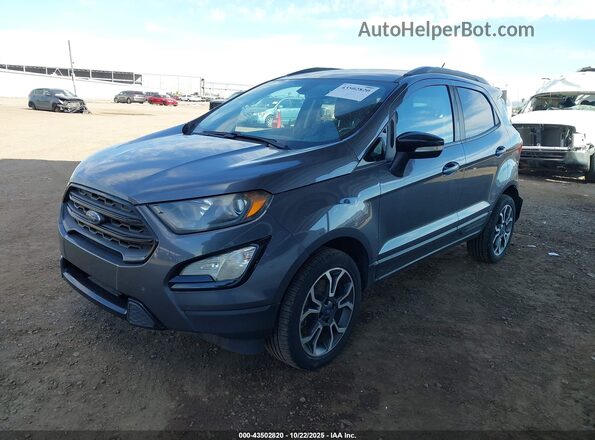 MAJ6S3JL3LC362458 2020 FORD ECOSPORT Gray Առջևի ձախ երեք քառորդ տեսարան