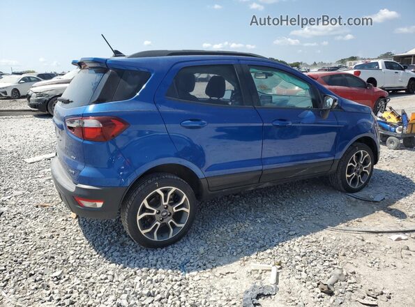 MAJ6S3JL4LC312989 2020 FORD ECOSPORT Blue Задня права чверть