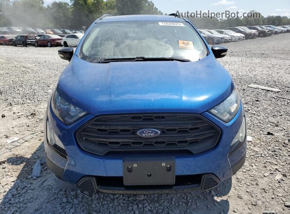 MAJ6S3JL4LC312989 2020 FORD ECOSPORT Blue Вид спереду