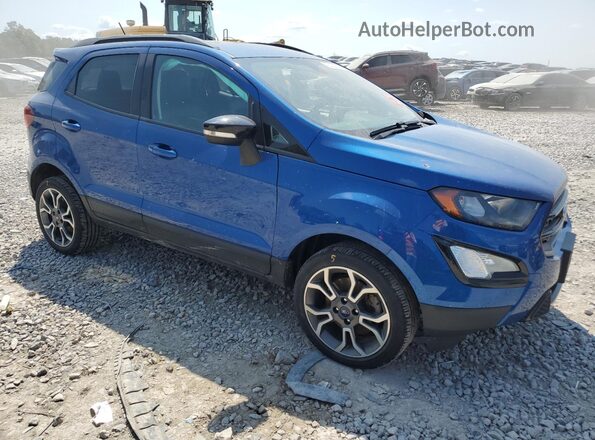 MAJ6S3JL4LC312989 2020 FORD ECOSPORT Blue Передня права чверть