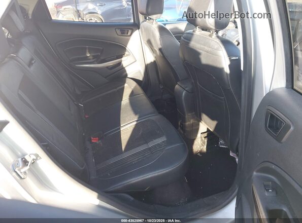 MAJ6S3JL4LC343191 2020 FORD ECOSPORT Silver VIN sticker view