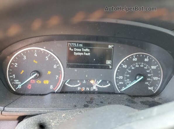 MAJ6S3JL9LC363548 2020 FORD ECOSPORT Угольный Вид щитка приборов