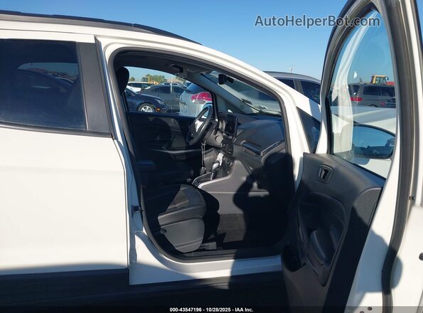 MAJ6S3JLXLC389933 2020 FORD ECOSPORT White Widok wnętrza z przodu