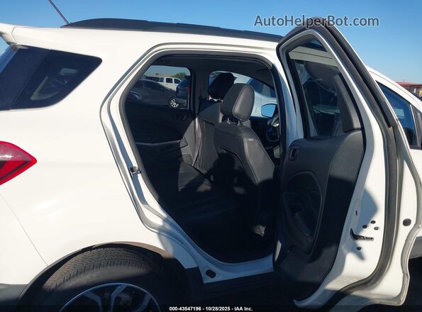 MAJ6S3JLXLC389933 2020 FORD ECOSPORT White Widok naklejki z numerem VIN