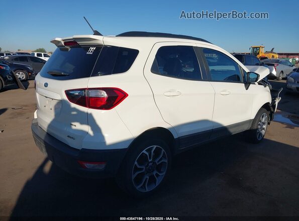 MAJ6S3JLXLC389933 2020 FORD ECOSPORT White Tył prawy