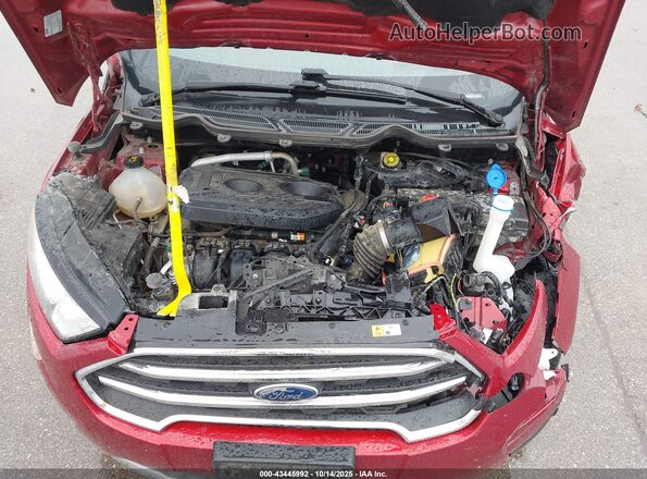 MAJ6S3KL0MC412541 2021 FORD ECOSPORT Red უკანა ხედი