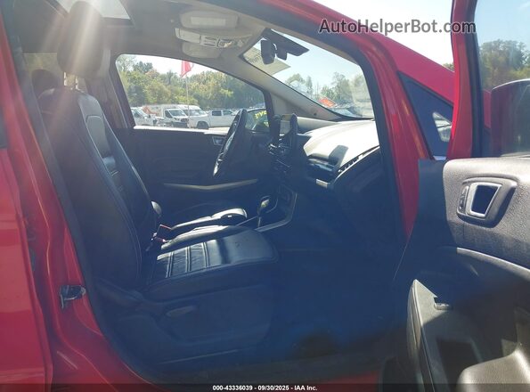 MAJ6S3KL2LC329630 2020 FORD ECOSPORT Red წინა სალონის ხედი