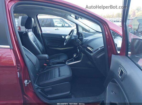 MAJ6S3KL2LC332771 2020 FORD ECOSPORT Red წინა სალონის ხედი