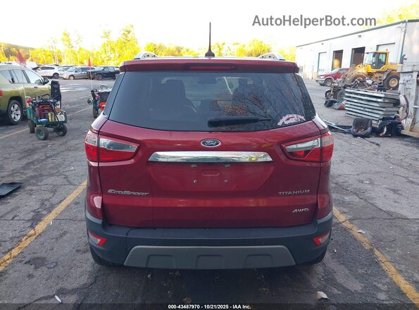 MAJ6S3KL2LC332771 2020 FORD ECOSPORT Red 