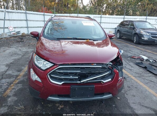 MAJ6S3KL2LC332771 2020 FORD ECOSPORT Red ხელსაწყოთა პანელის ხედი