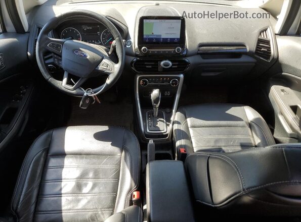MAJ6S3KL3LC332438 2020 FORD ECOSPORT Silver Առջևի վահանակի տեսք