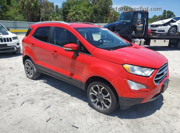 MAJ6S3KL6LC361657 2020 FORD ECOSPORT Красный Передняя правая четверть