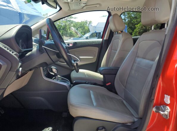 MAJ6S3KL6LC361657 2020 FORD ECOSPORT Красный Вид салона спереди