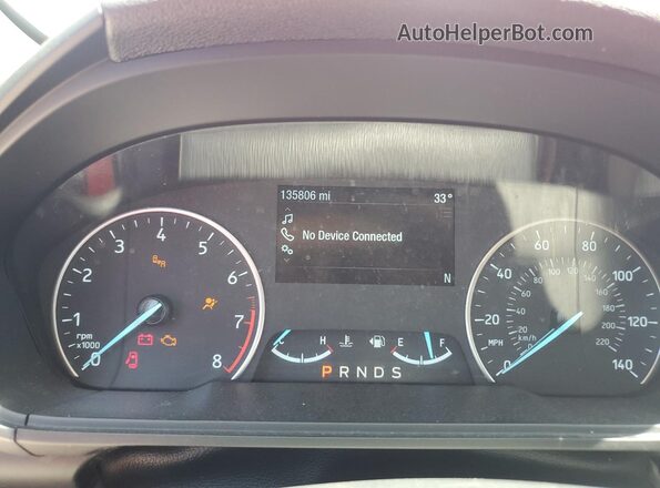 MAJ6S3KL6LC361657 2020 FORD ECOSPORT Красный Вид щитка приборов