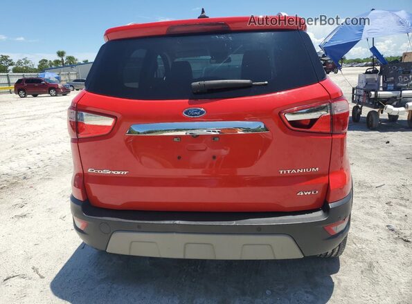 MAJ6S3KL6LC361657 2020 FORD ECOSPORT Красный Вид сзади