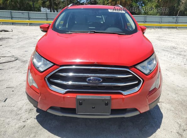 MAJ6S3KL6LC361657 2020 FORD ECOSPORT Красный Вид спереди