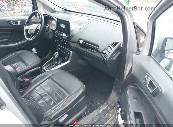 MAJ6S3KL7LC358492 2020 FORD ECOSPORT Silver Widok wnętrza z przodu