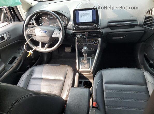 MAJ6S3KL7MC426825 2021 FORD ECOSPORT Black Вид панелі приладів