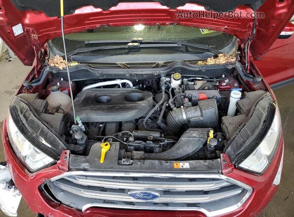 MAJ6S3KL9LC312873 2020 FORD ECOSPORT Maroon Շարժիչի բաժամունքի տեսք