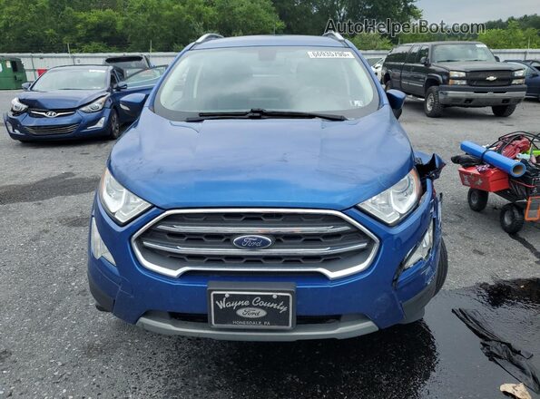 MAJ6S3KL9LC339734 2020 FORD ECOSPORT Синий Вид спереди