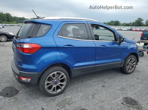 MAJ6S3KL9LC339734 2020 FORD ECOSPORT Синий Задняя правая четверть