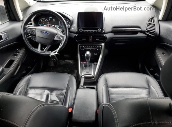 MAJ6S3KLXLC363170 2020 FORD ECOSPORT Black Widok deski rozdzielczej