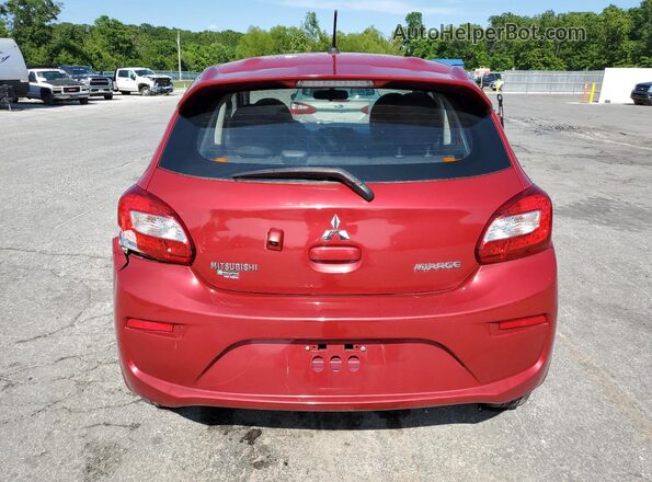 ML32A3HJ1KH014257 2019 MITSUBISHI MIRAGE Red Հետևի տեսք