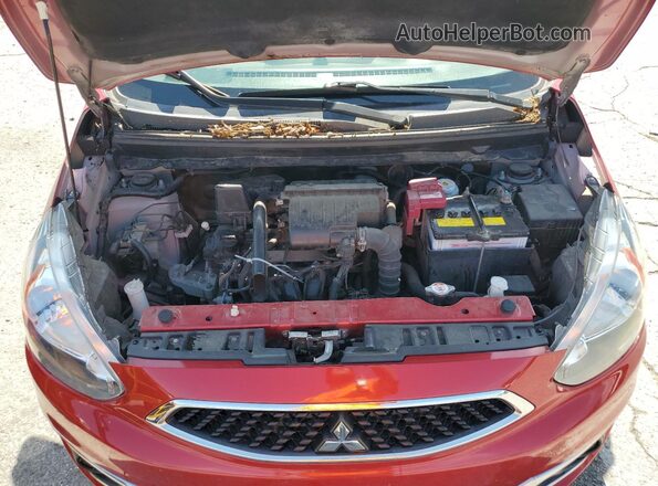 ML32A3HJ1KH014257 2019 MITSUBISHI MIRAGE Red Շարժիչի բաժամունքի տեսք