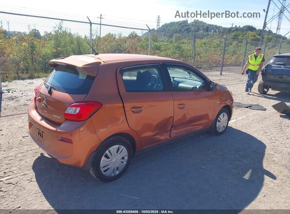 ML32A3HJ8KH011470 2019 MITSUBISHI MIRAGE Orange Задня права чверть