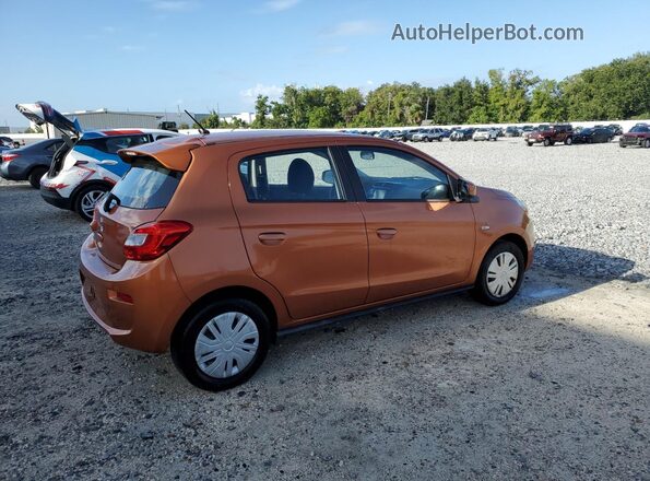 ML32A3HJ8LH010546 2020 MITSUBISHI MIRAGE Оранжевый Задняя правая четверть