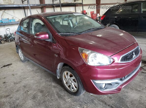 ML32A4HJ1JH012240 2018 MITSUBISHI MIRAGE Burgundy 