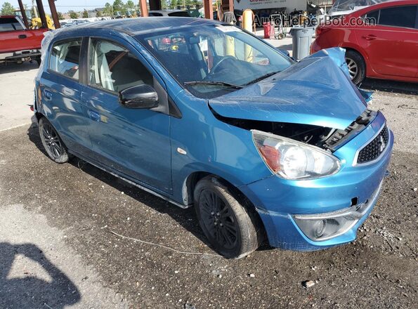 ML32A5HJ2LH010330 2020 MITSUBISHI MIRAGE Blue Delantero derecho