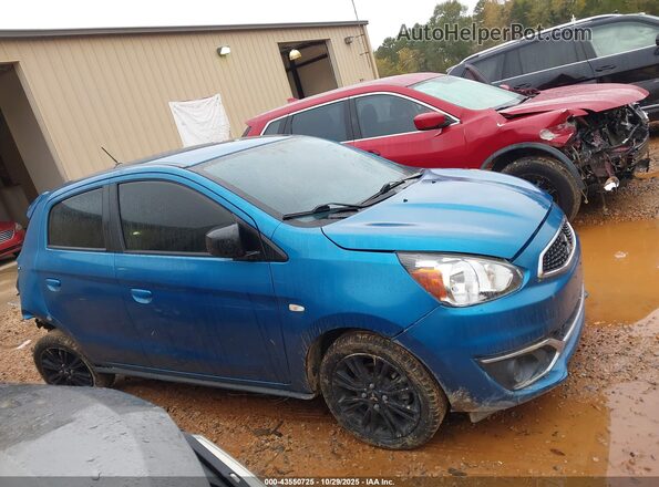 ML32A5HJXLH009524 2020 MITSUBISHI MIRAGE Blue Vista interior trasera