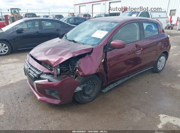 ML32AUHJ5MH004730 2021 MITSUBISHI MIRAGE Purple Przód lewy