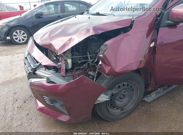 ML32AUHJ5MH004730 2021 MITSUBISHI MIRAGE Purple Widok z przodu