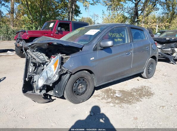 ML32AUHJ5MH009314 2021 MITSUBISHI MIRAGE Gray Przód lewy