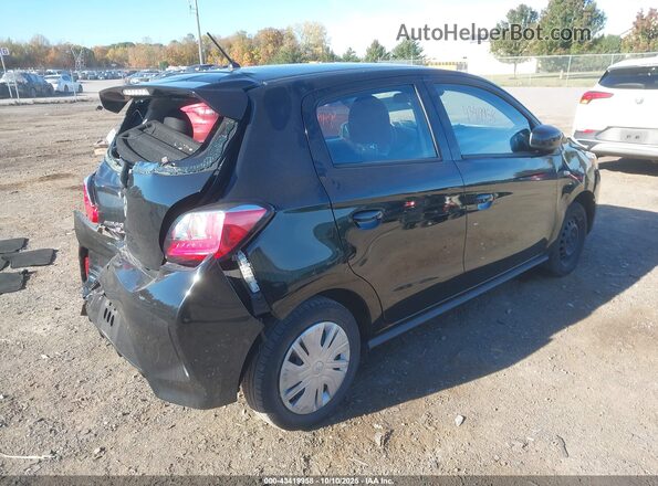 ML32AUHJ5MH010446 2021 MITSUBISHI MIRAGE Black Tył prawy