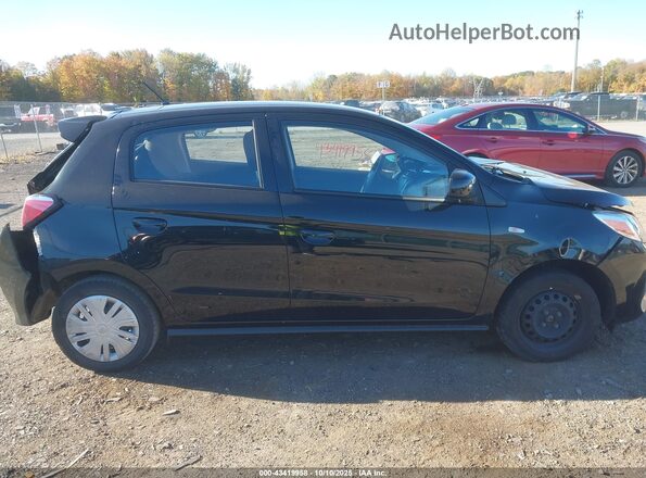 ML32AUHJ5MH010446 2021 MITSUBISHI MIRAGE Black Widok wnętrza z tyłu