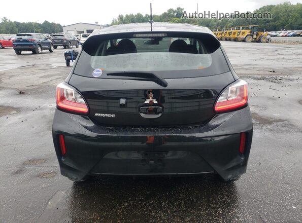 ML32AUHJ6MH012013 2021 MITSUBISHI MIRAGE Black Вид ззаду