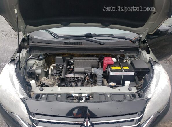 ML32AUHJ6MH012013 2021 MITSUBISHI MIRAGE Black Вид задньої частини салону