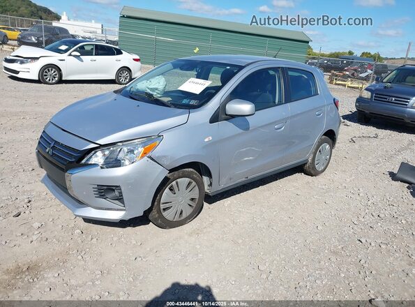 ML32AUHJ7MH011887 2021 MITSUBISHI MIRAGE Серебряный Передняя левая четверть