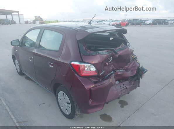 ML32AUHJ7PH003115 2023 MITSUBISHI MIRAGE Maroon Vista frontal