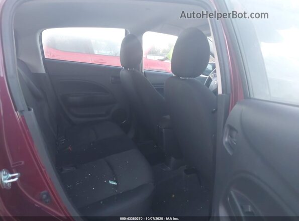 ML32AUHJ7PH003115 2023 MITSUBISHI MIRAGE Maroon Vista de la etiqueta del VIN