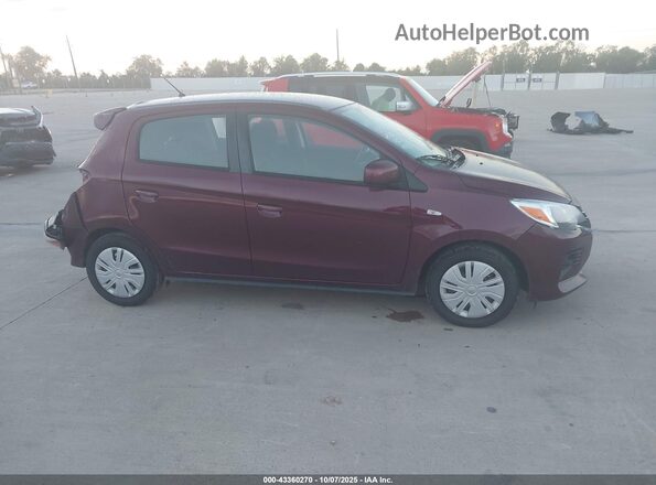 ML32AUHJ7PH003115 2023 MITSUBISHI MIRAGE Maroon Vista interior trasera