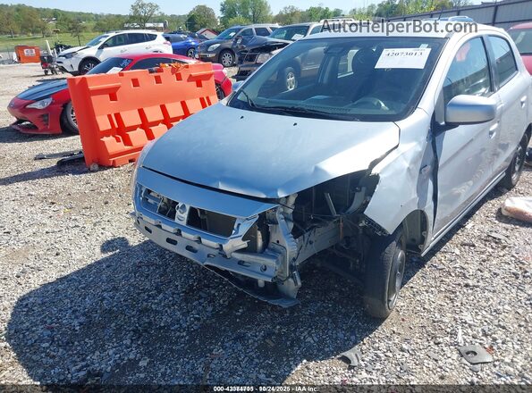 ML32AUHJ8MH003121 2021 MITSUBISHI MIRAGE Silver Вид спереду