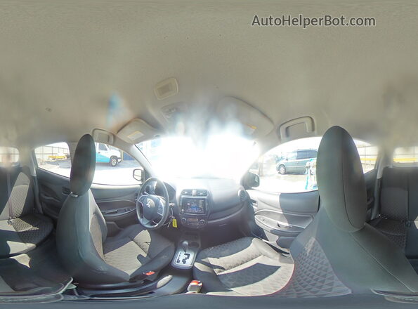 ML32AUHJ9MH007615 2021 MITSUBISHI MIRAGE Silver Widok naklejki z numerem VIN