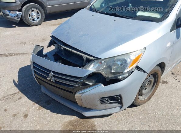 ML32AUHJXMH005808 2021 MITSUBISHI MIRAGE Silver Widok z przodu