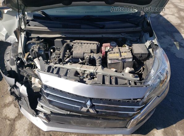 ML32AUHJXMH009504 2021 MITSUBISHI MIRAGE Silver 
